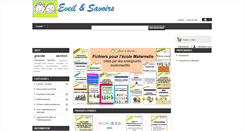 Desktop Screenshot of eveil-et-savoirs.com